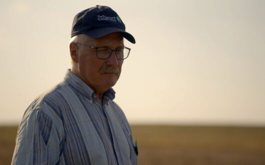 Bob Hamilton at the Tallgrass Prairie Preserve