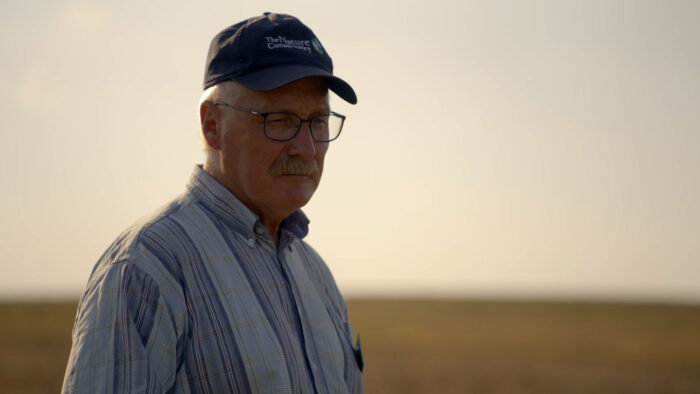 Bob Hamilton at the Tallgrass Prairie Preserve